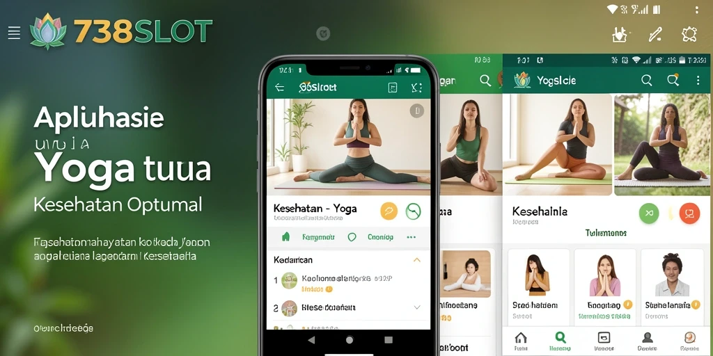 Tampilan antarmuka utama 738SLOT dengan berbagai pilihan kelas yoga.