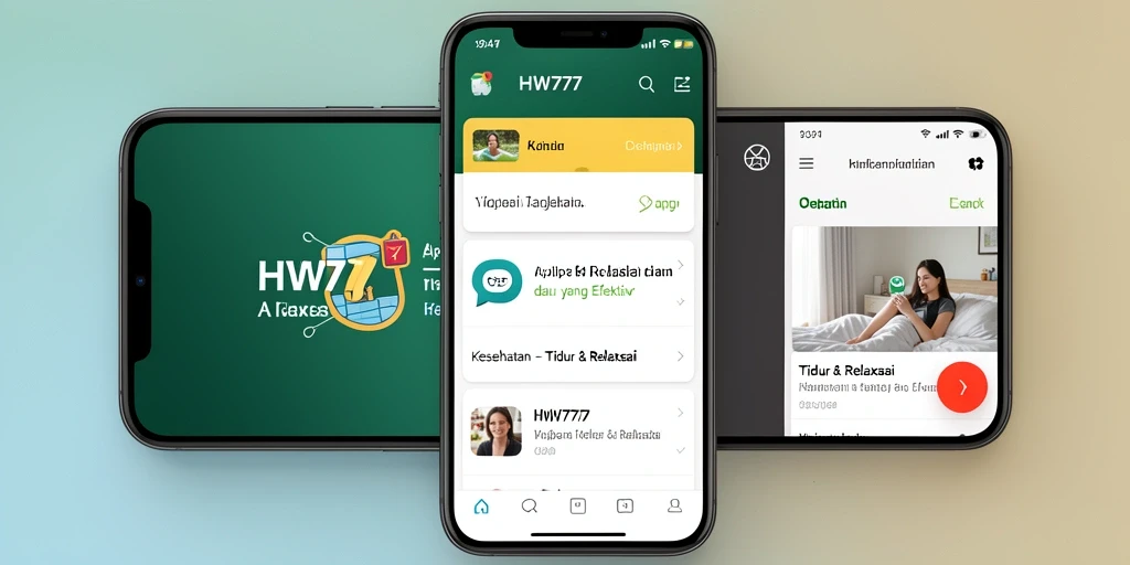 Tampilan antarmuka HW777 yang menenangkan dan fungsional.