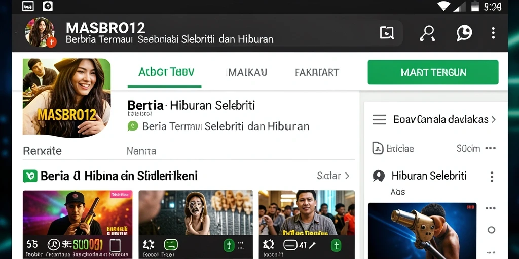 Tampilan antarmuka aplikasi MASBRO12 yang menarik dan informatif.