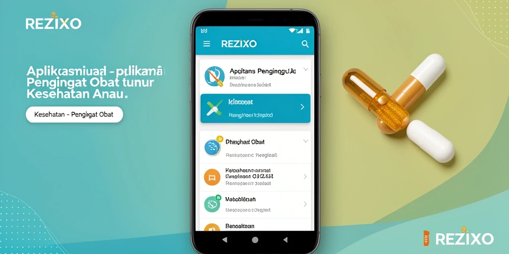 Screenshot antarmuka utama REZIXO yang menarik dan informatif.